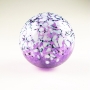 Purple Amethyst Blossom Blown Glass Ornament