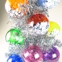 Blossom Series Blown Glass Ornaments by Wolf Art Glass