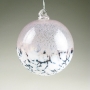 Pale Lilac Blossom Blown Glass Ornament