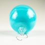 wolfartglass-funky-cadet-blue-swirl-blown-glass-art-ornament-ball-1965