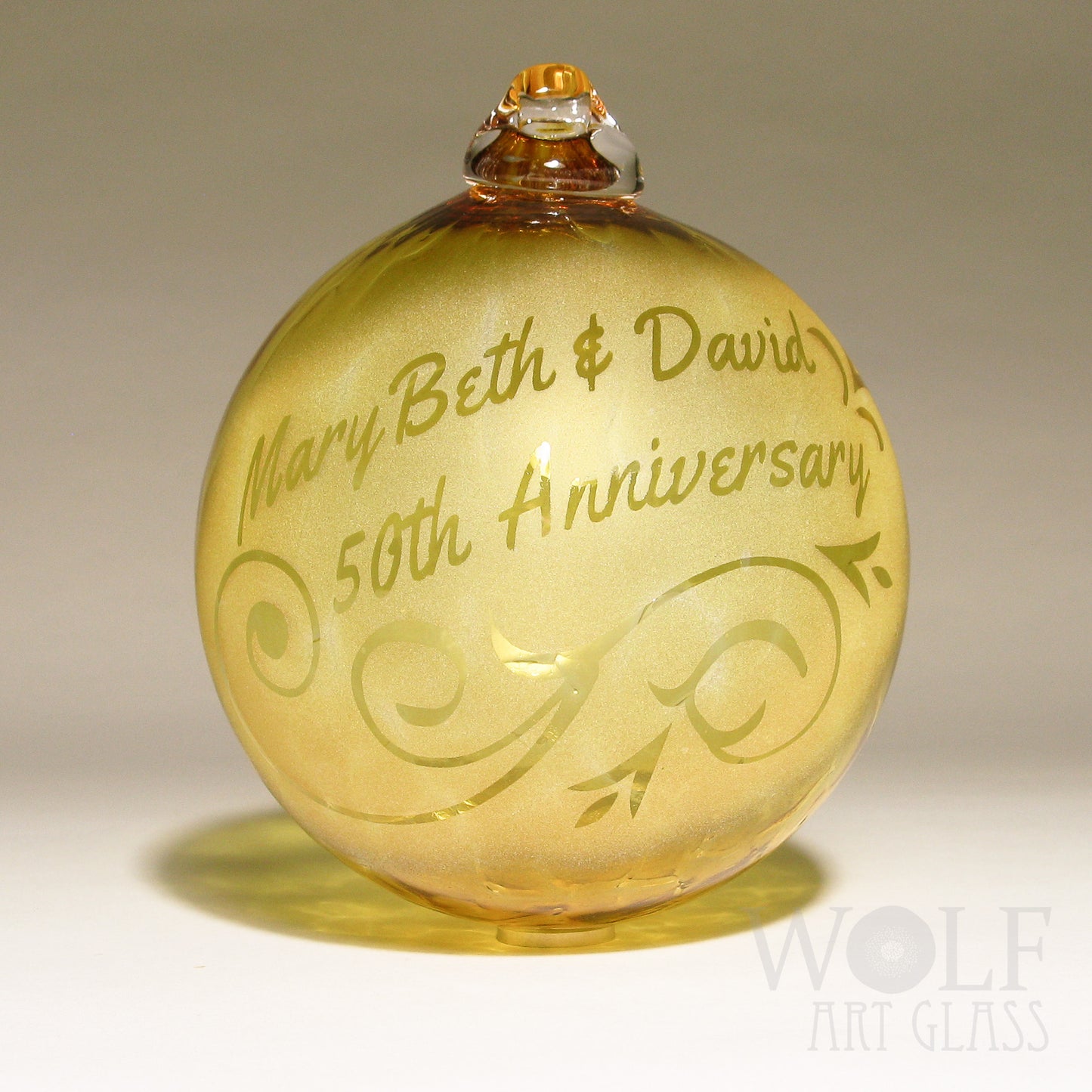 50th Anniversary Personalized Ornament