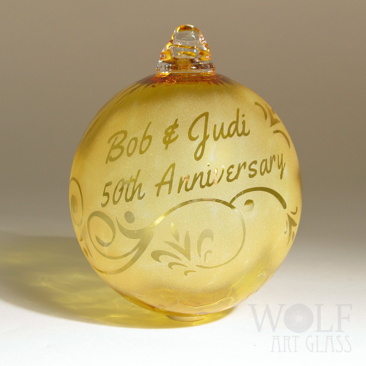 50th Anniversary Personalized Ornament