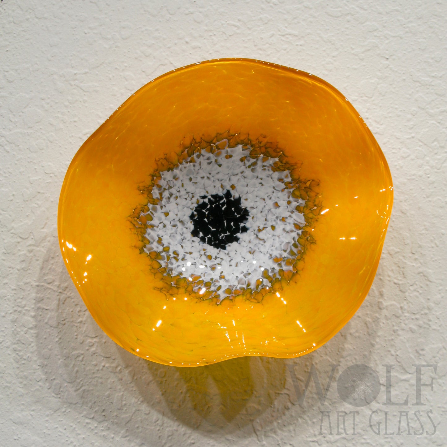 Saffron Yellow Teal Green White 6 Piece Flower Collection