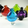 Jewel Tone Canteen Vases