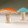 Pottery Mushroom Tray by Carrie Wolf