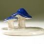 Pottery Mushroom Tray by Carrie Wolf