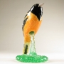 Baltimore Oriole Pottery Bird Sculpture by Carrie Wolf