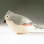 Tufted Titmouse Pottery Bird Sculpture by Carrie Wolf